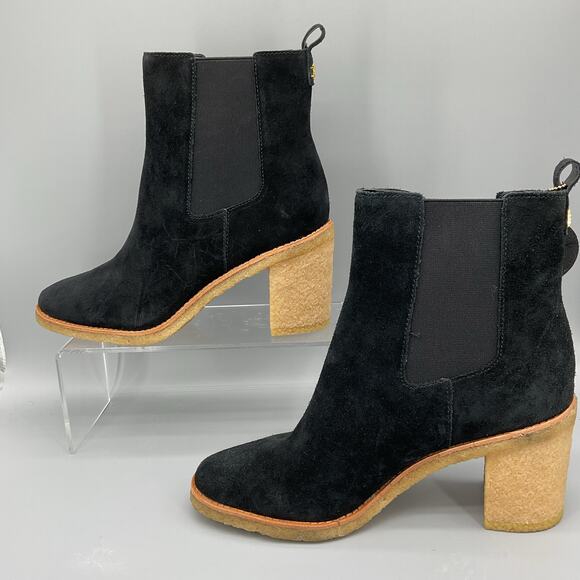 NEW Lauren Ralph Lauren Women’s Marianna Chelsea Boots Black Size 5.5B - Picture 2 of 10